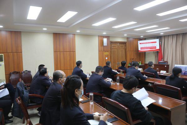 泰安审计中心收听收看全省农商银行2022年第三期“农信大讲堂”暨党的二十大精神宣讲报告会