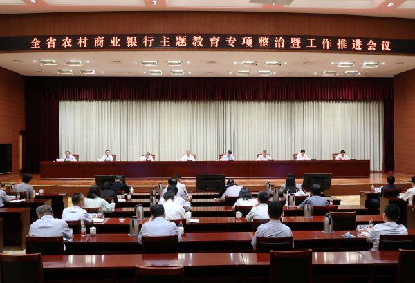 全省农商银行主题教育专项整治暨工作推进会议召开