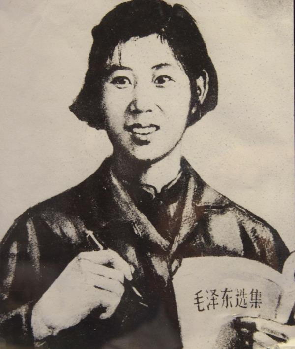 六十年代，毕英兰同志画像