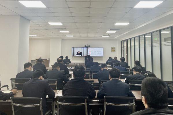 东营审计中心收听收看全省农商银行2022年第三期“农信大讲堂”暨党的二十大精神宣讲报告会