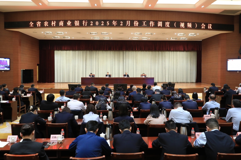 省联社召开全省农商银行2月份工作调度（视频）会议